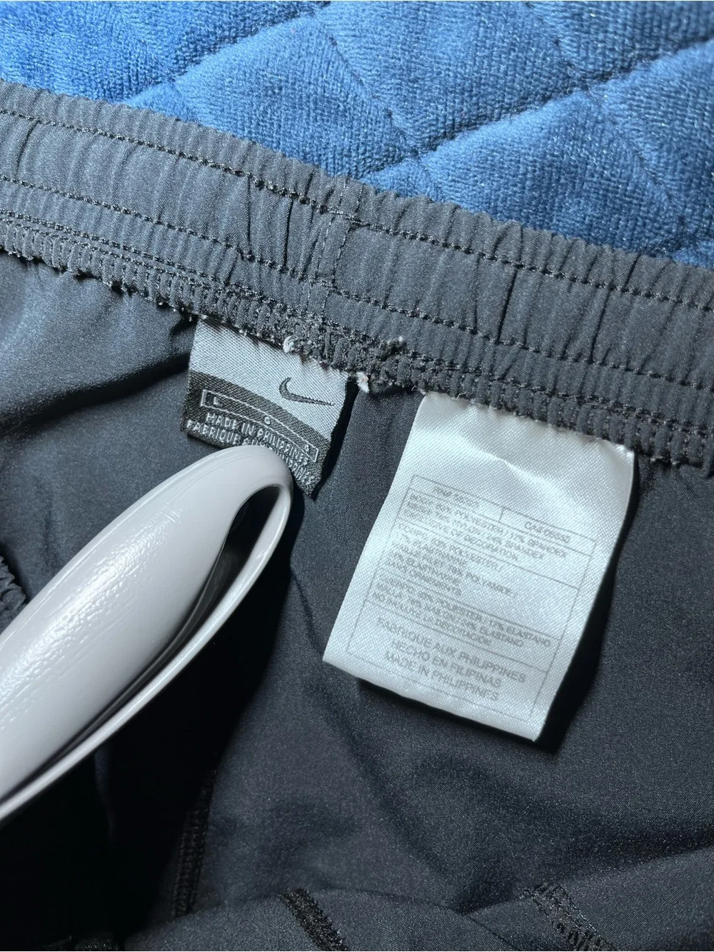 Nike Men's Black Jogger Track Pants with Side Stripe